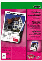 Sigel LP343, sigel Foto-Papier, DIN A3, 135 g/qm, 2-seitig glossy