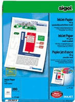 Sigel IP288, SIGEL Fotopapier IP288 DIN A4 matt 95 g/qm 200 Blatt