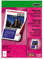 Sigel LP342, sigel Foto-Papier, DIN A4, 170 g/qm, 2-seitig glossy 200Blatt