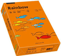 Rainbow 88042453, Rainbow Kopierpapier COLOURED PAPER intensivorange DIN A4 80 g/qm