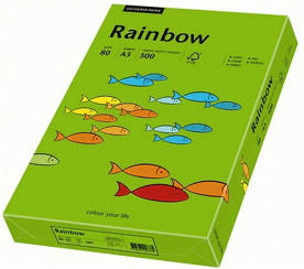 Rainbow Farbpapier A3 80 g/m2 500 Blatt intensivgrün