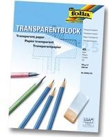 Transparentpapierblock A4 25BL FOLIA 8000/25 80G