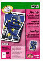 Sigel LP344, sigel Foto-Papier, DIN A4, 200 g/qm, 2-seitig glossy 200Bl.