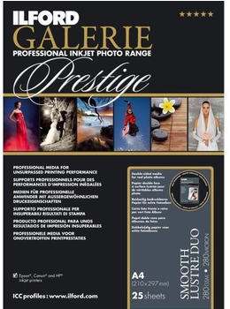 Ilford GALERIE Prestige Semi Gloss Duo 250 g/qm A3+ 25 Blatt