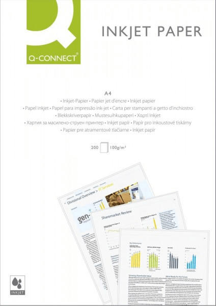 Q-CONNECT Inkjet Papier Premium, A4, 100g (KF01553)