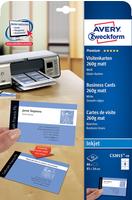 Avery-Zweckform C32015-10, Avery-Zweckform C32015-10 Bedruckbare Visitenkarten,