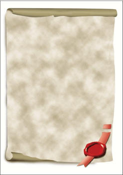 sigel DP521 Motiv-Papier, A4, 185g/qm, Motiv: Urkundenrolle