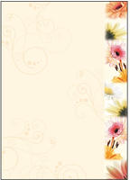 Sigel DP788, SIGEL Motivpapier Flowerstyle Motiv DIN A4 90 g/qm 50 Blatt