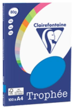 Clairefontaine Trophee Papier, A4, 80g/qm, blau, 100 Blatt (4111C)
