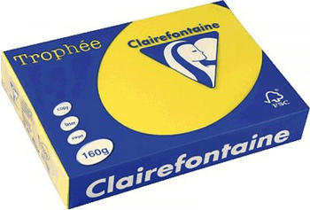 Clairefontaine Trophee Papier, A4, 160g/qm, gelb (1029C)