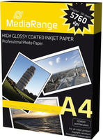 MediaRange MRINK107, MediaRange Fotopapier A4 135gr wei&szlig;