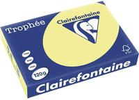 5 x Clairefontaine Kopierpapier Trophee Pastell A4 120g/qm gelb VE=250