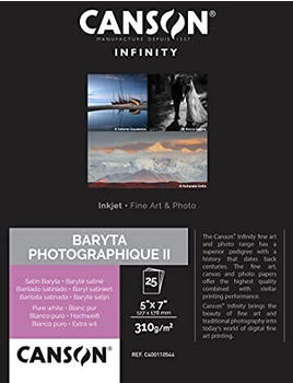 Canson-Infinity Canson Baryta Photographique II 12,7cm x 17,8cm 310g (C400110544)