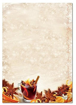 sigel Weihnachtspapier DP139 Christmas Flavour mit Weihnachtspunsch-Duft A4 90g