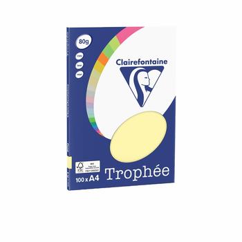Clairefontaine Papier, A4, 80g/qm, gelb (4107C)