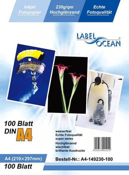 LabelOcean Premium Fotopapier, A4, 230g/qm (LO-A4-149230)