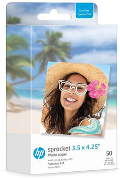 HP Sprocket 3.5 x 4.25" Photo Paper (HPIZ3X450)