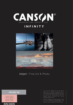 Canson Arches 88 Rag 310 g/m² - DIN A3+ - 25 Blatt - Fine Art Fotopapier