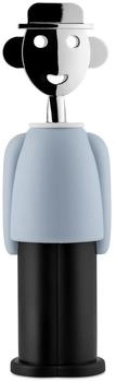 Alessi Alessandro M. Korkenzieher hellblau / schwarz (AM23PB)