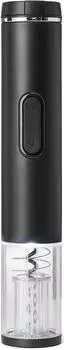 AmazonBasics Elektrischer Weinöffner kabellos mit Folienschneider, batteriebetrieben, Schwarz (EP1175-GS)