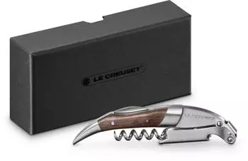 Le Creuset Premium Kellnermesser Walnussbaum Schwarz