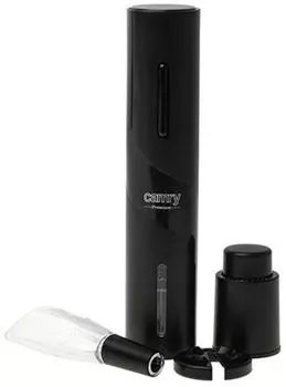 Camry CR 4510 Elektrischer Weinöffner-Set, batteriebetrieben, schwarz (CR 4510)