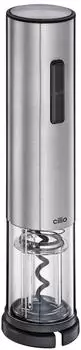 Cilio Brunello elektrischer Korkenzieher, USB-aufladbar, Edelstahl (Ø 5 x 21cm)
