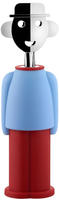 Alessi Korkenzieher Alessandro M. 21 cm hellblau/rot