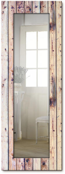 Art-Land Weißer Vintage-Hintergrund Spiegel 50,4x140,4x1,6 cm beige (naturfarben) l (33564169-0)