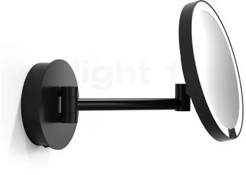 Decor Walther Just Look Wandkosmetikspiegel LED schwarz - Vergrößerung 7-fach