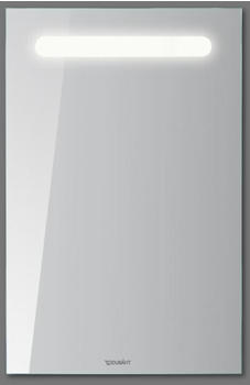Duravit No.1 Spiegel mit Beleuchtung 45x70cm weiß matt/verspiegelt (N17950000000000)