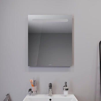 Duravit No.1 Spiegel mit Beleuchtung 60x70cm weiß matt/verspiegelt (N17951000000000)