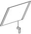 Hewi LED Kippspiegel basic 54x0,6cm felsgrau (801.01.400 95)