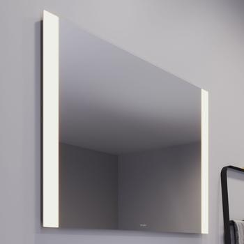 Duravit Spiegel Good Version mit Beleuchtung seitlich und Wandschaltung 100 cm weiß matt (LM786700000)