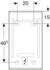 Geberit Option Plus Square Lichtspiegel 40 cm mit direkter und indirekter Beleuchtung aluminium (502.780.00.1)