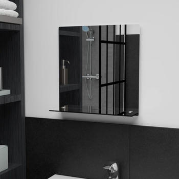 vidaXL Wandspiegel mit Regal 40x40cm Hartglas (249436)