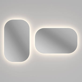 Sanipa Reflection/4balance Lichtspiegel LUNA 60/100 + LED-Beleuchtung für Raumschaltung (LS0609Z)