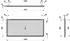 Laufen frame 25 Spiegel ohne Licht 70x2,5x150 cm schwarz matt