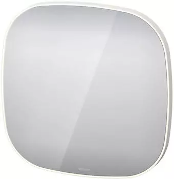 Duravit Zencha Spiegel 70 x 5 x 70 cm, Sensor-Version, mit Spiegelheizung weiß (Aluminium) (ZE7056000000100)