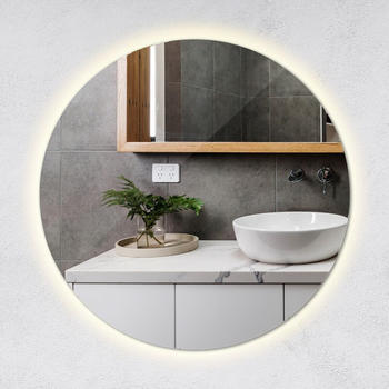 Tulup LED-Badspiegel &Oslash;40 &Oslash;40 cm cm Neutralwei&szlig; Neutralwei&szlig;