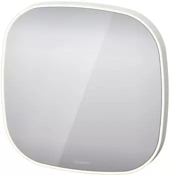 Duravit Zencha Spiegel 50 x 5 x 50 cm, Sensor-Version, mit Spiegelheizung weiß (Aluminium) (ZE7055000000100)