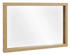 CarryHome Spiegel Eiche rechteckig 90x60x6 cm
