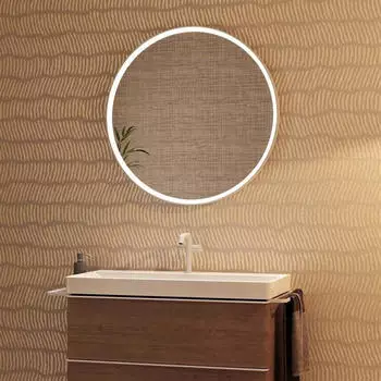 Hansgrohe Xarita S Spiegel mit Beleuchtung Ø 90 T: 5 cm 54990700