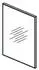 Ideal Standard Mirror & Light Spiegel mit Rahmen 50 cm aluminiumoptik