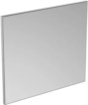Ideal Standard Mirror & Light Spiegel mit Rahmen 80 cm aluminiumoptik