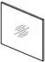 Ideal Standard Mirror & Light Spiegel mit Rahmen 80 cm aluminiumoptik