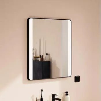 Hansgrohe Xarita Lite Q Spiegel mit seitlicher LED-Beleuchtung 600/30 für Wandschalter