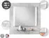Fackelmann B.brillant LED-Spiegelelement 60 x 68 cm