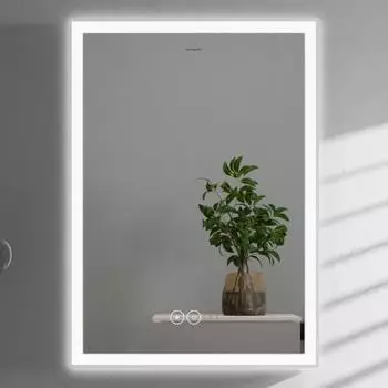 Hansgrohe Xarita E Spiegel 50 x 70 cm mit Berührungssensor mattweiß