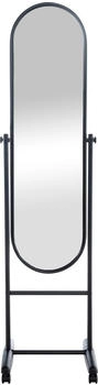 CLP Nane Oval 155x40 cm 360° drehbar schwarz